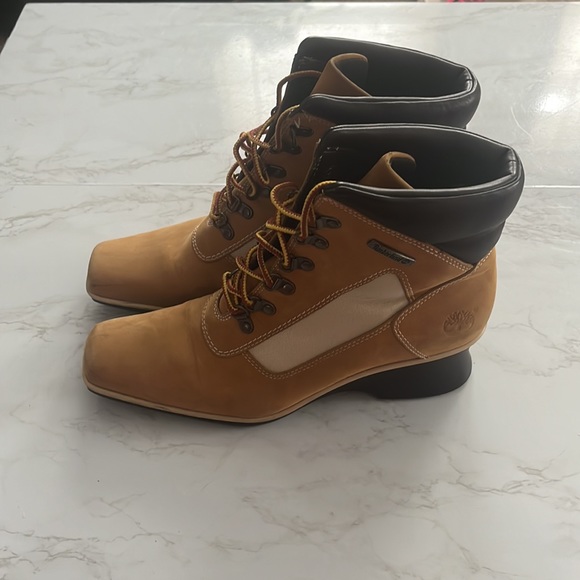 Vintage Timberland Wedge Boots. Size 8.5 - Picture 2 of 5